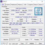 Lenovo Flex 6 - CPU-Z : CPU.