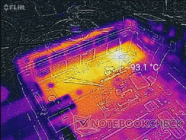 Le point chaud du SK Hynix P41 sans péché de chaleur est beaucoup plus chaud à 93 C quand il est stressé