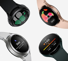 Selon les rumeurs, la Galaxy Watch FE serait un retour de la série Galaxy Watch4, illustrée. (Source de l&#039;image : Samsung)