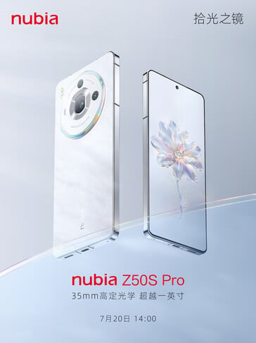 Nubia présente une version du Z50S Pro avant son lancement le 20 juillet 2023...