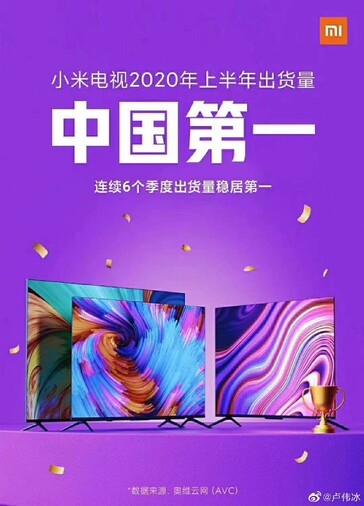 Succès de l'expédition de Xiaomi TV. (Source de l'image : Redmi TV)