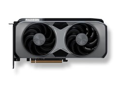 La Radeon RX 9070 GRE &quot;Reference Design&quot; illustrée ici ne sera pas disponible à la vente. (Source de l&#039;image : AMD Chine)