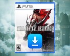 Boîte de Final Fantasy 7 Revelation pour PS5 affichée avec une icône de téléchargement
