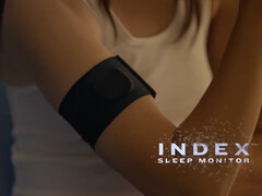 Garmin a conçu l'Index Sleep Monitor pour qu'il soit porté autour du biceps plutôt qu'au poignet. (Source de l'image : Garmin)