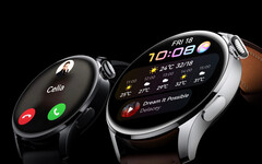 La Huawei Watch4 pourrait être composée de quatre variantes, la Watch 3 étant représentée. (Source de l&#039;image : Huawei)