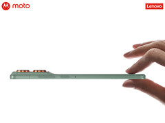 Le Moto X70 Air sera lancé en Chine en octobre 2025. Photo : la photo teaser du téléphone fin. (Source de l&#039;image : Lenovo)