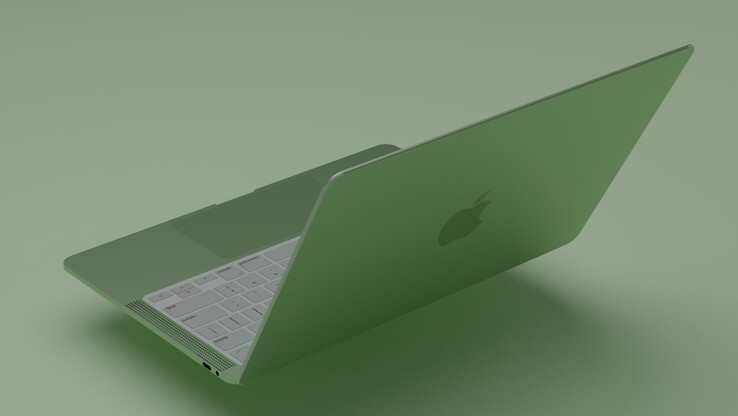 rendu d'un concept de MacBook Air 2022 réalisé par un fan. (Source de l'image : @AppleyPro)