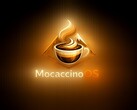 MocaccinoOS desktop Linux AI-made logo non officiel pour la version 26.03
