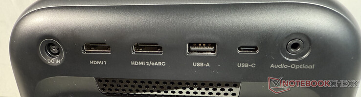 Connexions sur la Nebula X1 y compris HDMI 2.1