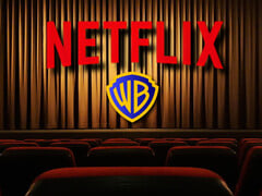 Suite au rachat de WBD, Netflix pourrait réduire la durée d'exploitation des films en salle à seulement 17 jours. (Source de l'image : onkelglocke / Pixabay, Netflix, Warner Bros.)