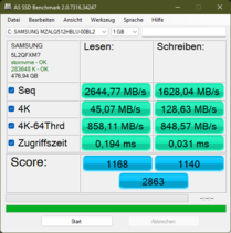 AS SSD Fonctionnement sur secteur