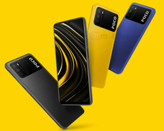Le Poco M3 sera disponible en trois couleurs. (Source de l'image : 91Mobiles)