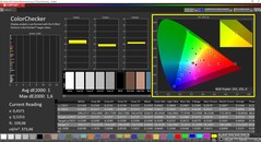 CalMAN ColorChecker (espace couleur cible DCI-P3)