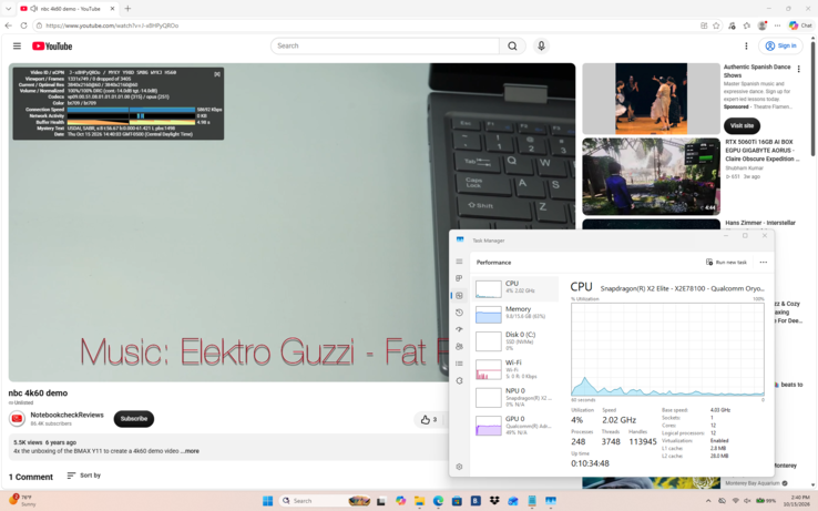 Lecture vidéo 4K60 parfaite avec accélération GPU et exactement zéro image perdue enregistrée