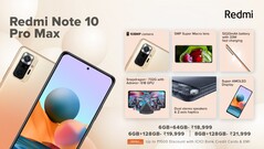 Redmi Note 10 fonctionnalités Pro Max. (Source de l'image : GSMArena)