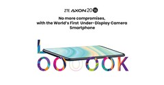 L&#039;Axon 20 5G est maintenant disponible. En quelque sorte. (Source : ZTE)