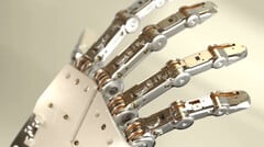 Le robot humanoïde 1X NEO utilise des mains à 22 degrés de liberté pour effectuer les tâches ménagères de manière autonome. (Source de l'image : 1x)