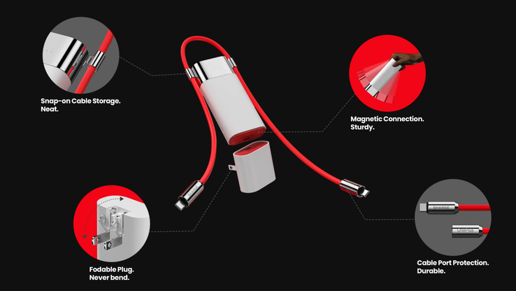 Le design de la pochette inspirée de OnePlus...