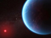 Représentation artistique de l'exoplanète K2-18b (Source : NASA)