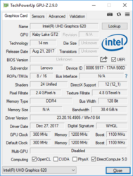 ThinkPad X380 Yoga - GPU-Z.