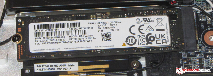 SSD NVMe secondaire de 2 To pour un total de 3 To de stockage