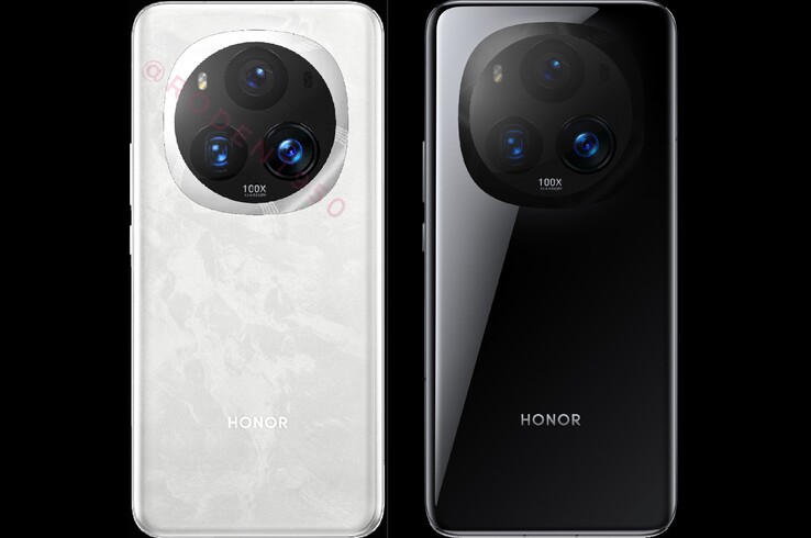 Les images conceptuelles de @rodent950 montrent prétendument l'appareil photo des Magic6 et Magic 6 Pro de Honor.