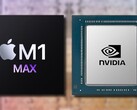 Le Apple M1 Max peut facilement tenir tête au GPU Nvidia GeForce RTX 3080 Laptop dans les benchmarks synthétiques. (Image source : Apple/Nvidia - édité)