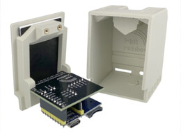 Le pico-mac-nano utilise une carte WaveShare Pico Zero montée à l'intérieur d'un boîtier imprimé en 3D pour faire fonctionner l'émulateur Mac Classic pico-mac. (Source de l'image : Nick Gillard)