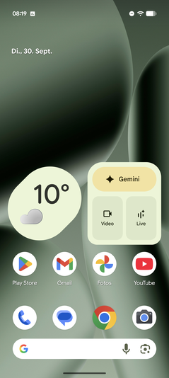 Pixel UI : Écran d'accueil