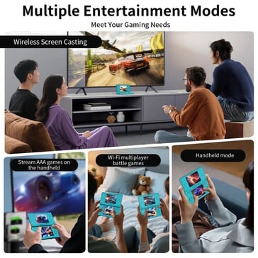 La diffusion locale de jeux est possible via le WiFi. (Source de l'image : Anbernic)