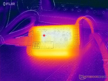 L'adaptateur secteur atteint plus de 42 °C lorsqu'il est soumis à des charges importantes