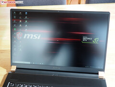 MSI GS75 8SG Stealth - En pleine lumière.