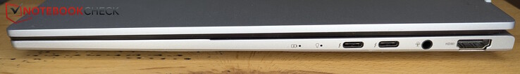 Droite : 2 x Thunderbolt 4, prise casque, HDMI
