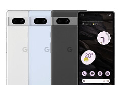 Le Pixel 7a devrait être disponible de manière générale dans ces trois couleurs, ainsi qu'une quatrième option exclusive au Google Store. (Source de l'image : Roland Quandt - édité)