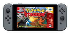 Pokémon Stadium sortira sur Switch le 12 avril. (Image via Nintendo avec modifications)