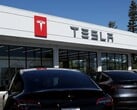Un centre de service Tesla. L'entreprise utilise l'IA pour améliorer son service à la clientèle (Source de l'image : Justin Sullivan/Getty Images)