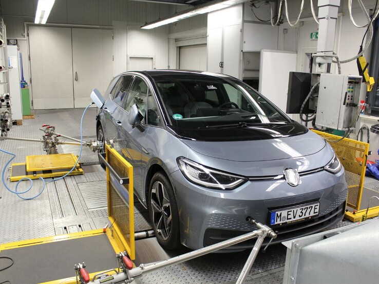 La VW ID.3 utilisée pour les tests de l'ADAC. (Source de l'image : ADAC)