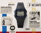 Les nouvelles montres F-B100W de Casio intègrent la technologie Bluetooth et un compteur de pas au design classique de la F-91W