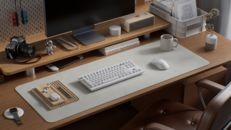 Clavier mécanique sans fil Keychron V3 Ultra en blanc (Source : Keychron)