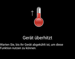 Lors du test, le Poco F7 devient souvent trop chaud.