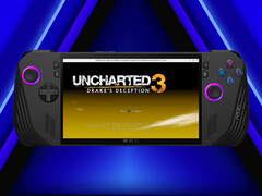 La version 0.9.0 est maintenant disponible au téléchargement. Illustration : ROG Ally X exécutant l'émulateur PS4. (Source de l'image : Sony, Asus, et ShadPS4 - édité)