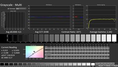 CalMAN : Niveaux de gris (calibrés)