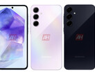 Le Galaxy A55 a déjà fait l'objet d'une fuite en trois couleurs. (Source de l'image : Android Headlines)