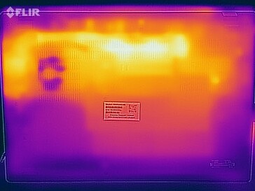 Image thermique sous charge - côté inférieur