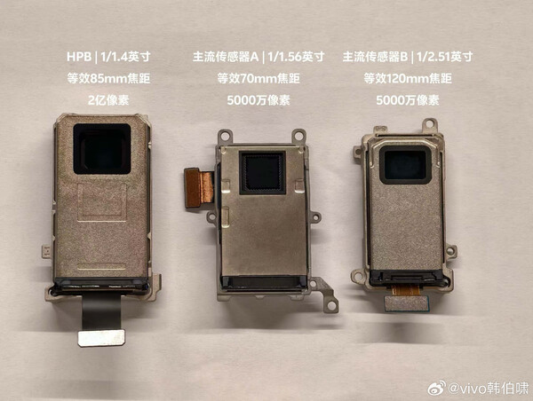 L'ISOCELL HPB que Vivo a l'intention d'utiliser dans le Vivo X300 Pro. (Source de l'image : Han Bo Xiao)