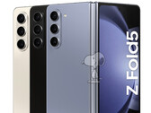 Le Galaxy Z Fold5 sera généralement disponible en trois couleurs de lancement. (Source de l'image : @_snoopytech_)