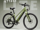 Le vélo électrique Lectric XPress Lite dans le coloris vert pin