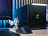 La Gigabyte Aorus RTX 5090 AI Box est désormais disponible au prix de 2999,99$. Sur la photo : l'eGPU Thunderbolt 5. (Source de l'image : Sebastian Bade / Notebookcheck)