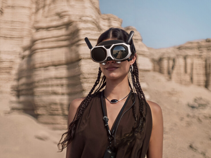 Les lunettes de vision Antigravity A1. (Source de l'image : Insta360)
