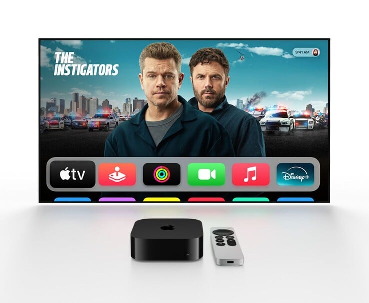 Apple Configuration du téléviseur 4K affichant l'écran d'accueil tvOS. (Source de l'image : Apple)